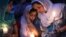 Worshipers in the Sikh community gather for a candle light vigil after prayer services at the Sikh Religious Society of Wisconsin, Monday, Aug. 6, 2012, in Brookfield, Wis. 