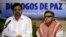 "Estamos abriendo el debate trascendental del tema de las víctimas", dijo el jefe negociador de las FARC, Iván Márquez (izq.).