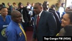 l'ex-chef de guerre et ex-vice président Jean-Pierre Bemba est rentré mercredi en République démocratique du Congo, le 1er août 2018.