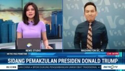 Laporan VOA untuk Metro TV: Sidang Pemakzulan Donald Trump