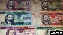 Metical, la monnaie du Mozambique.