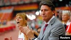 Le président de l'IAAF Sebastian Coe