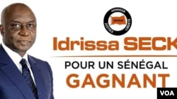 L'affiche électorale d'Idrissa Seck.