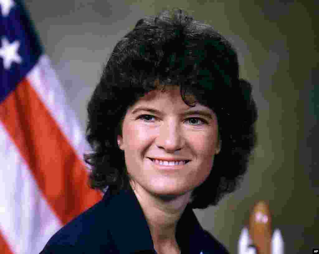 Astronaut Sally Ride pictured in an undated photo.