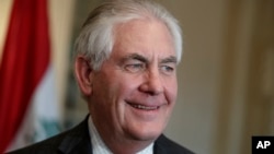 အမေရိကန်နိုင်ငံခြားရေးဝန်ကြီး Rex Tillerson