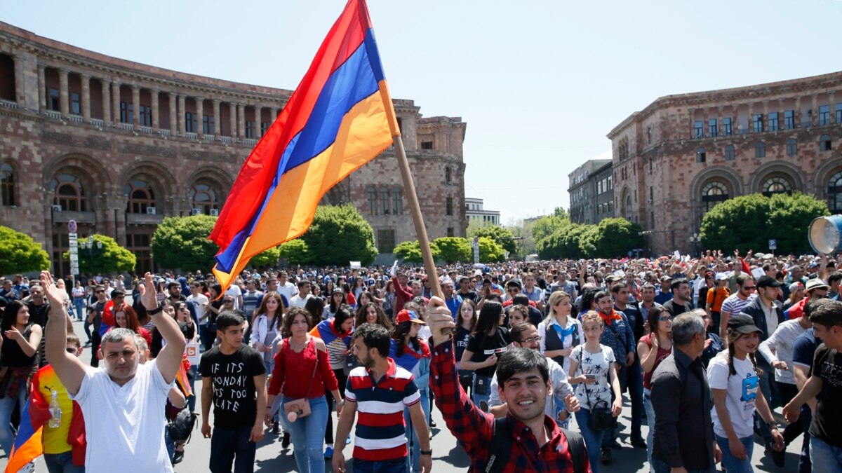 Armenian Opposition Leader's Supporters Protest in Yerevan