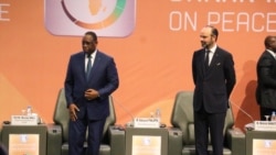 Macky Sall et Edouard Philippe, le 18 novembre 2019. (VOA/Seydina Aba Gueye)