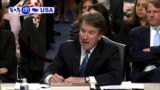 VOA60 America - Confirmation hearings for Supreme Court Justice nominee Brett Kavanagh continue for a third day