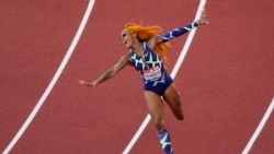 SHA'CARRI RICHARDSON, atleta americana de 100 metros no dia 19 de Junho quando se qualificou para as olimpíadas de Tóquio