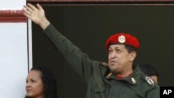 ປະທານາທິບໍດີ Hugo Chavez ແຫ່ງເວເນຊູເອລາ
ວັນທີ 4 ກໍລະກົດ 2011