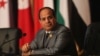 Le président égyptien Abdel Fattah al-Sissi .