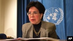 Người đứng đầu tổ chức Y tế Thế giới WHO Margaret Chan.