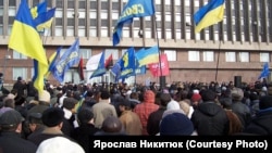 У Запоріжжі на Євромайдан вийшли кілька тисяч. ФОТО