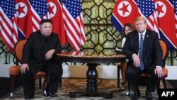 도널드 트럼프 미국 대통령과 김정은 북한 국무위원장이 지난달 28일 베트남 하노이에서 2차 정상회담을 했다.