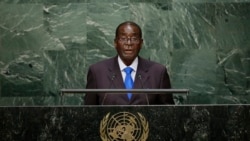 Mugabe Addressing United Nations General Assembly