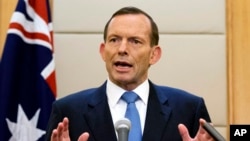 Thủ tướng Australia Tony Abbott