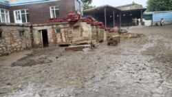 Banjir di provinsi Parwan, Afghanistan, 26 Agustus 2020.