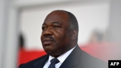 FILE - Gabonese President Ali Bongo attends the closing ceremony of the 2017 Africa Cup of Nations football tournament in Libreville, Feb. 5, 2017.