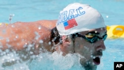 Michael Phelps tại cuộc tranh tài Arena Grand Prix, ở Mesa, Arizona, ngày 24 tháng 4, 2014.