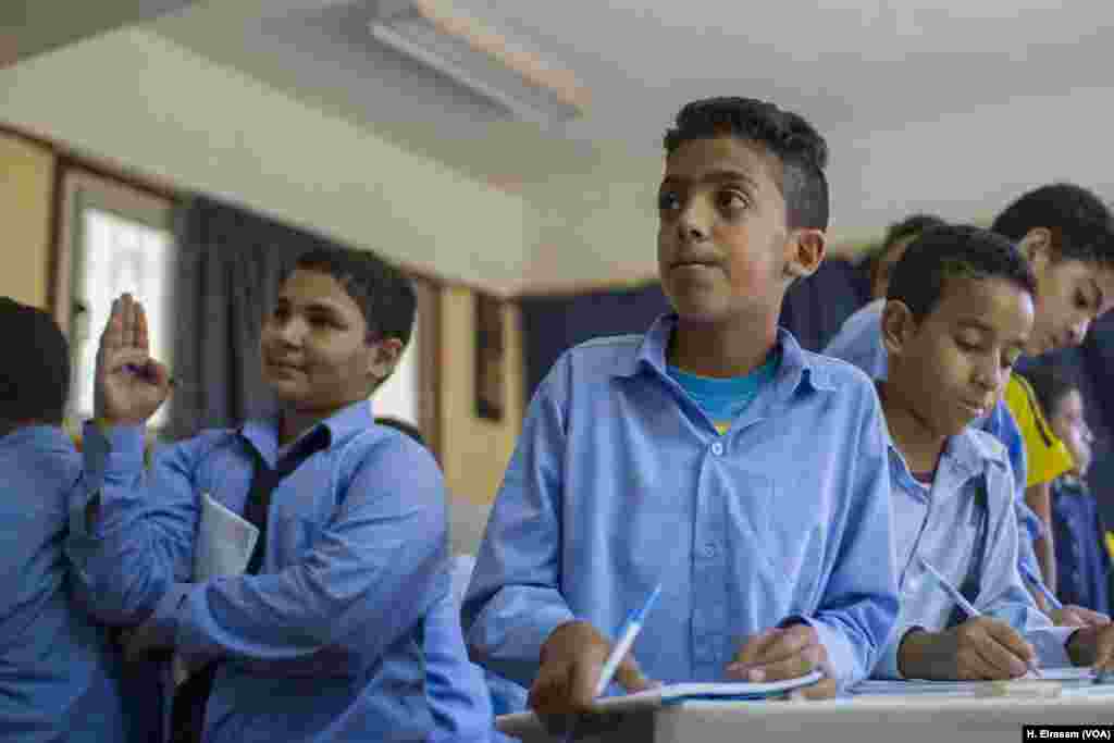 Schools try to help by collecting donations. A school official at Al-Ma&rsquo;had Aldeany school in central Cairo says, &ldquo;We try our best for them.&rdquo;