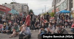 Демонстранти в "Капітолійській автономній зоні"