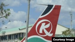 Ndege ya shirika la ndege Kenya Airways 