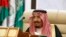 FILE - A prominent bodyguard to King Salman, shown May 30, 2019, in Mecca, Saudi Arabia, has been shot and killed in what authorities describe as a personal dispute.