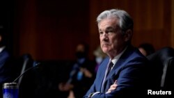 FILE - Chairman of the Federal Reserve Jerome Powell.