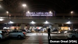 Pemandangan pintu mask utama Bandara Sabiha Gokcen, Istanbul. (Foto: dok.)