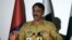 FILE - Pakistan army spokesman Maj. Gen. Asif Ghafoor, pictured in Rawalpindi in 2017, said Feb. 22, 2019, that two army officers were in custody on charges of espionage. He did not identify them.