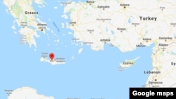 Island of Crete (Google Maps)