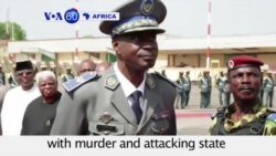 VOA60 Africa- Burkina Faso: Coup leader charged with murder and attacking state security