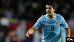 El delantero uruguayo Luis Suárez lidera la selección campeona de América, tras los 4 goles con los que apabulló a Chile.