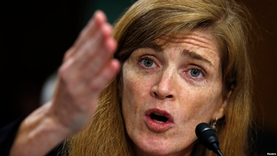 Samantha Power fue consejera en la Casa Blanca y profesora de la Universidad Harvard. 
