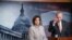 FILE - Democratic House Speaker Nancy Pelosi looks on as Senate Democratic Minority Leader Chuck Schumer speaks during a news conference, on Capitol Hill, in Washington, Feb.11, 2020.