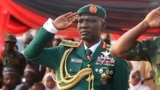 FILE - Nigerian army chief Lieutenant General Taoreed Lagbaja salutes during a funeral ceremony for officers in Abuja, Nigeria, on March 27, 2024. Nigerian President Bola Tinubu announced Lagbaja's death on Nov. 6, 2024.