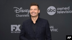 Ryan Seacrest di acara Walt Disney tahun 2019 di New York (dok: Evan Agostini/Invision/AP)