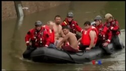 Harvey မုန်တိုင်း ရေလွှမ်းမိုးမှုနဲ့ ကယ်ဆယ်ရေးလုပ်ငန်း