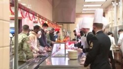 US Soldiers in South Korea Enjoy Thanksgiving Turkey