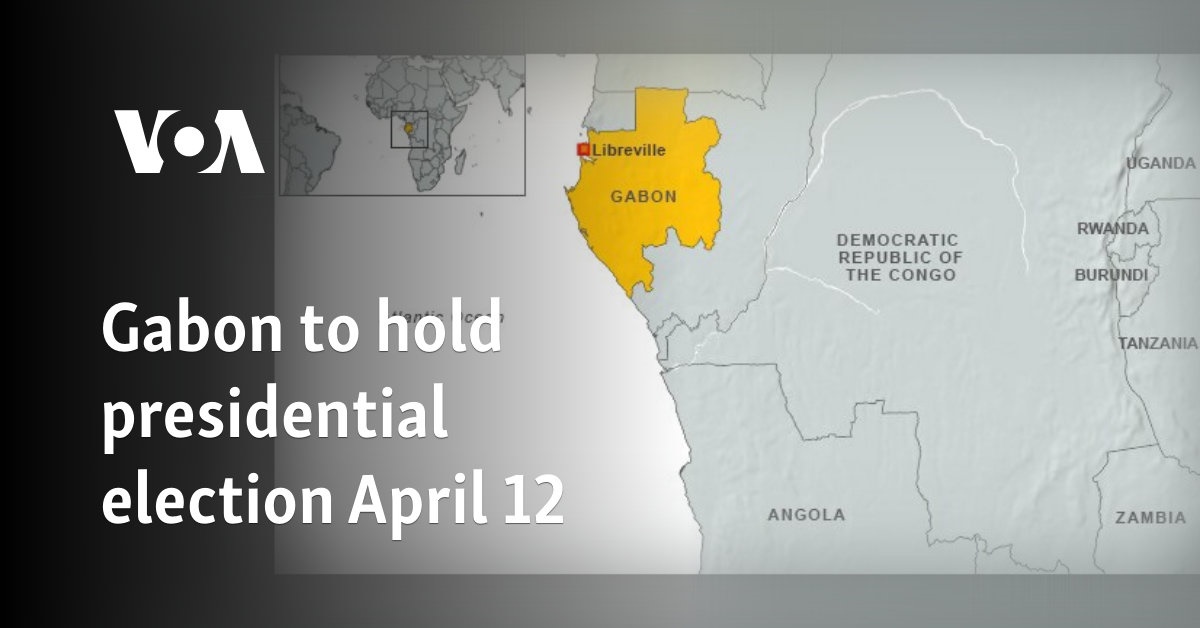 Gabon to hold presidential election April 12