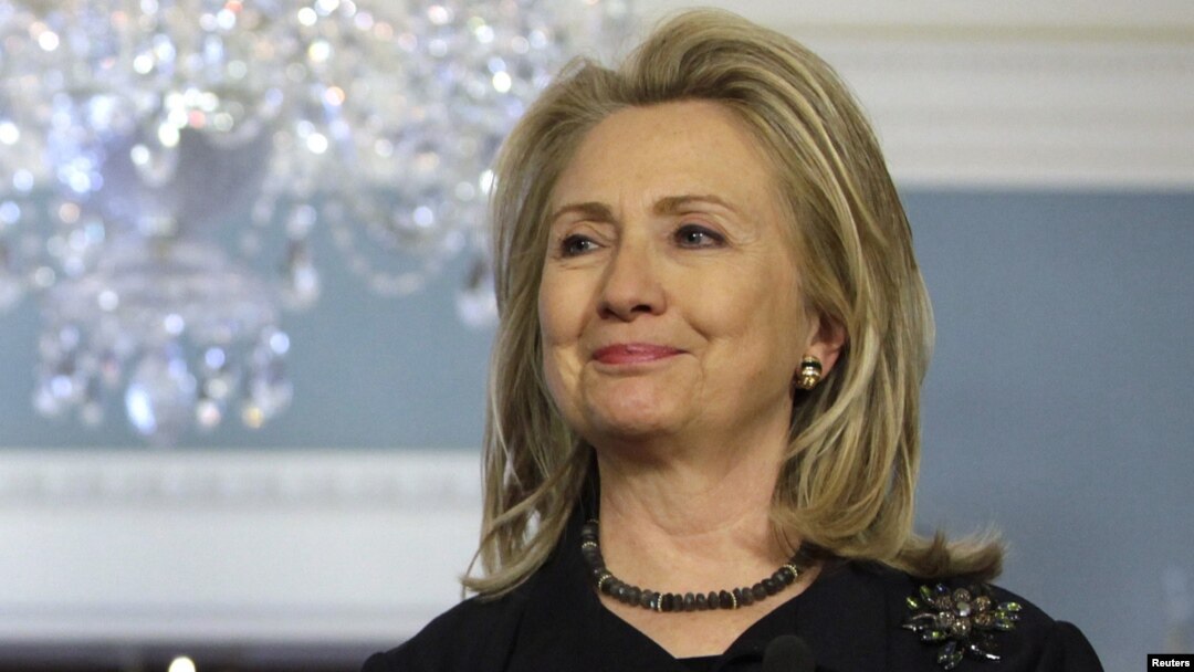 Secretaria de Estado, Hillary Clinton.