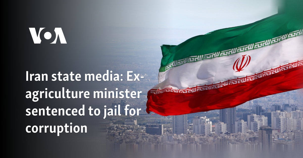 Iran state media: Ex-agriculture minister sentenced to jail for corruption