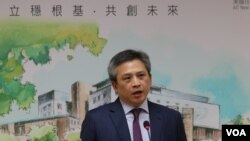 美国在台协会处长梅健华（美国之音杨明摄）