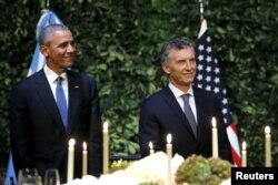 Barak Obama və Argentina prezidenti Maurisio Makri