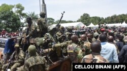 Гвинейский спецназ, захвативший власть в результате переворота, 5 сентября 2021 г.