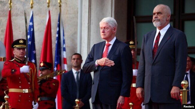 Former U.S. President Bill Clinton to visit Albania