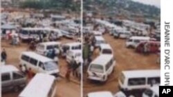 Harakati za usafiri katika mji wa Kigali, Rwanda