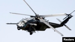 Американский армейский вертолет UH-60 Black Hawk, подобный винтокрылой машине, потерпевшей катастрофу во Флориде 10 марта 2015 г.