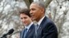 U.S. President Barack Obama (R) and Canadian Prime Minister Justin Trudeau hold a joint news conference in the White House Rose Garden in Washington, March 10, 2016. 