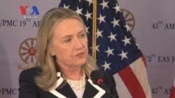 VIDEO: Clinton in Cambodia to Boost Investment, Discuss Outstanding Debt 